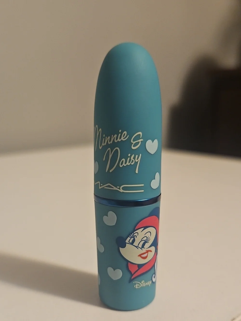 MAC Cosmetics Minnie & Daisy Blue Heart Lipstick Case